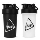 Just Shaker 550 Ml Ölçekli Ve Sızdırmaz Kapaklı Protein Shaker 2'Li Set (Siyah+Şeffaf)