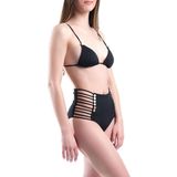 Just Whistle For Me Bikini Takımı Yüksek Bel - Brooklyn Black