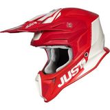Just1 J18 +Mıps Pulsar Kros Kask - XL - Kırmızı - Beyaz
