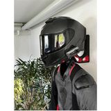 JUST3DPRINTINGS Motosiklet Kask ve Mont Askılığı | Duvara Monte Kask Tutucu | Anahtarlık Bölmeli