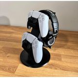 JUST3DPRINTINGS Playstation 5 Dualsense ve Kulaklık Standı - Siyah