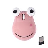Justdfine 2.4G kablosuz fare sevimli kurbağa bilgisayar faresi Bluetooth fare USB optik 1600 DPI fare taşınabilir seyahat çift modlu kablosuz fareler dizüstü bilgisayar, bilgisayar, dizüstü bilgisayar