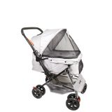 Justie Pet Collesium Kedi & Köpek Arabası 76x52x95 Cm gri
