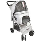 Justie Pet Flatiron Kedi & Köpek Arabası Gri 70X45X91 cm