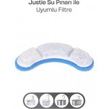 Justie Pet Justie Otomatik Su Pınarı Filtresi (1 Adet)