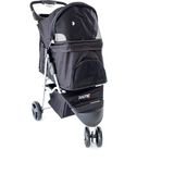 Justie Pet Sidney Kedi & Köpek Arabası SİYAH PT02-B 80X46X99 cm - Siyah