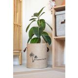 Jüt Dolap İçi Çamaşır Çocuk Odası Oyuncak Düzenleyici Katlanır Saklama Sepeti Organizer 30x32 Cm
