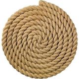 Jüt Halat Ip 10 mm 50 Metre Dekoratif Hasır Kendir