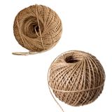 Jüt İpi Hasır ipi Kırnap İpi Kendir İpi Keten İpi - Süsleme Hobi El İşi Jüt ip Hasır İp (1 mm 2 Adet, metre, 100)