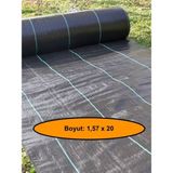Jut Zemin Kaplama Malzemesi, Çim Çıkarmaz, 1,57X20 Metre