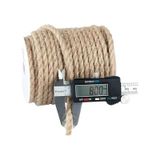Jütburada Jüt Halat 8 Mm 10 Metre Hasır Dekor Süsleme İp