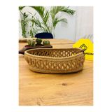 JÜTEX HOME Hasır, Jüt, Sepet, Dolap Içi, Düzenleyici, Saklama Sepeti, Ekmek Sepeti,30x20x10