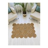 JÜTEX HOME jüt Hasır görünümlü Desenli Modern El Örgüsü dikdörtgen Halı Kilim