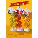 Juvenis 3'lü Set Yoğun Nemlendirici Cilt Yatıştırıcı Aloevera Portakal Kavun ve Çilek Kokulu El Kremi 50ML - Portakal ve Çilek