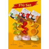 Juvenis 3'lü Set Yoğun Nemlendirici Cilt Yatıştırıcı AloeVera Portakal Kavun ve Çilek Kokulu El Kremi 50ml