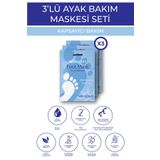 Juvenis Ayak Maskesi Seti Nemlendirici Çatlak Karşıtı E Vitaminli Pürüzsüzleştiren 3'lü Kapsayıcı Bakım Seti