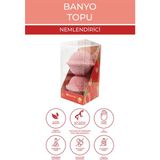 Juvenis Kozmetik 2'li Banyo Topları Doğal Hindistan Cevizi Buğday Yağı ve E Vitaminli Çilekli Banyo Bombası 50 gr - Pembe