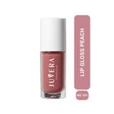 JUVERA Cosmeceuticals Lip Gloss | Nemlendirici Etkili Renkli Dudak Parlatıcısı Peach | Lip Gloss Peach 3 in 1 - NO 101