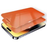 Juvraixo iPhone 15 Pro için 2'li Paket Gizlilik Ekran Koruyucu iPhone 15Pro için Gradyan Yumuşak Film Anti-Spy, Anti-Mavi Işık, Göz Koruması, Parmak İzi Önleyici 6,1 inç [Kılıf Dostu]