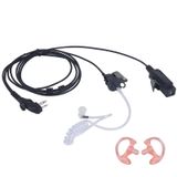 JUYODE Akustik Tüp Walkie Talkie Kulaklık İki Yönlü Telsiz Kulaklık Gözetim Güvenlik Kulak Parçası PTT Mikrofon ile Kolluk Kuvvetleri HYT Hytera BD502 BD502i PD502 PD562 TC-508 TC-580 ile Uyumlu