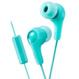 JVC Gumy Earbuds - Kulak İçi Kulaklık (HA-FX7MGN), Güçlü Ses, Rahat ve Güvenli Uyum, S/M/L Silikon Kulak Parçaları ile Gelir, 1,0 m Kordon (Yeşil)