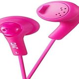 JVC Gumy HA-F160-P-E Kulak İçi Stereo Kulaklık, Bas Güçlendirme ve 3,5 mm Jak Kablosu (1,2 m) - Pembe