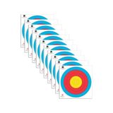Jvd Target Face Fita - Okçuluk Hedef Kağıdı (Yüzü) 60 Cm. 5 Halkalı -10 Lu Paket- 10666610 - 60cm Fita