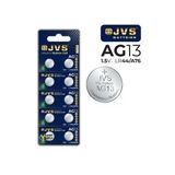 Jvs Ag13 (Lr44/A76) 1.5V Düğme Pil 10Lu