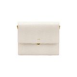 Jw Pei Mini Flap Crossbody Vegan Deri Kadın Omuz Çantası - Krem