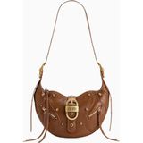 Jw Pei Tessa Shoulder Bag Vegan Deri Ayarlanabilir Askılı Kadın Omuz Çantası - Kahverengi