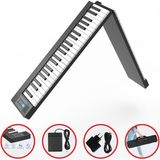 Jwın Jdp-8800 Katlanabilir Tus Hassasiyetli Bluetooth + Sarjli Piyano - Siyah