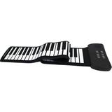 Jwin JSK-61 61 Tuşlu Katlanabilir Slikon Org/Piyano Özellikleri ile Taşınabilir Müzik Aleti - Siyah