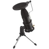 Jwin MIC-300 (BM-800) Stand ve Pop Filtreli Profesyonel Youtuber Mikrofonu