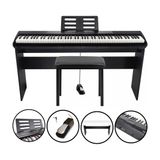 Jwin Sapphire Sdp-110 Çekiç Aksiyonlu 88 Tuşlu Dijital Piyano + Tabure - Siyah
