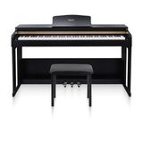 Jwin Sapphire SDP-214 Çekiç Aksiyonlu 88 Tuşlu Dijital Piyano + Tabure - Siyah