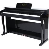 Jwin Sapphire SDP-220 88 Tuşlu Çekiç Aksiyonlu Dijital Piyano - Siyah Renkli Yüksek Kalite