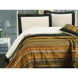 Jwk Home Yörük Haki Yeşili Fitilli Kadife Çift Kişilik Yatak Örtüsü (270X260) - Renkli - 270 x 260 cm