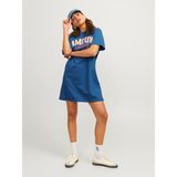Jxchrıstıne Loose Ss Tee Dress Jrs Lb Elbise - Mavi - XS
