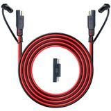 JXMXRPV SAE Uzatma Kablosu 10AWG 10FT, SAE - SAE Uzatma Kablosu Hızlı Bağlantı Kesme Konektörü SAE Polarite Ters Adaptör Trolling Motor Otomotiv RV Pil Motosiklet Arabalar Traktör