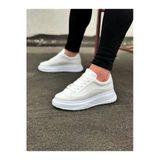 Jy507 Alone Bağcıklı Cilt Erkek Günlük Sneaker Ayakkabı Cbt Beyaz