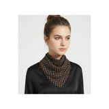JZ MODA Puantiye Desenli Fular - Retro Tarz Eşarp & Saç Bandı -Puantiyeli fular - 50*50cm