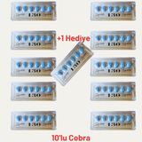 K.b Kobra_hâp 130MG 6'lı 10+1 Dizi (Paket) Performans Etkili Toplam 66 Tablet COBRÂ_130 Mg Hapı Cobra5 1 Dizi Ekstra Hediyeli - 1 Paket