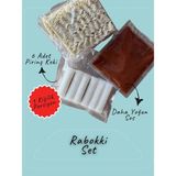 K Bap Food Rabokki Seti - Ekstra Acı Sos + Noodle + 6'lı Pirinç Keki - 1 Paket