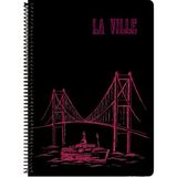 K.Color A4 80 Yp.Kareli PP Kp.Spr.Laville Defter - Kırtasiye