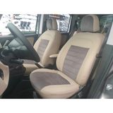K-Design Fiat Doblo Araca Özel Oto Koltuk Kılıfı - Tay Tüyü ve 1. Kalite Deri - Bej