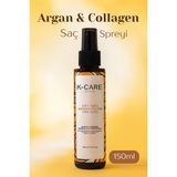 K K-Care Cosmetics Argan & Collagen Kolay Tarama Saç Bakım Spreyi 150 ml