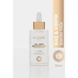K K-Care Cosmetics Kaş & Kirpik Bakım Yağı - 30 ml - Beyaz