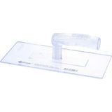 k karaaliler Duyar Şeffaf Ipek Sıva Malası Canlı ipek Mala Dekoratif mala 13 cm x 28 cm