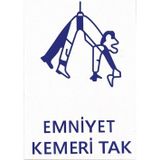 K Karaaliler Iş Güvenlik Uyarı Levhası Pvc 25X35 Emniyet Kemeri Tak