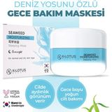 K-Lotus Beauty Yosun Özlü Nemlendirici Gece Uyku Maskesi 100 ml – Yoğun Gece Boyu Cilt Onarımı ve Bakımı